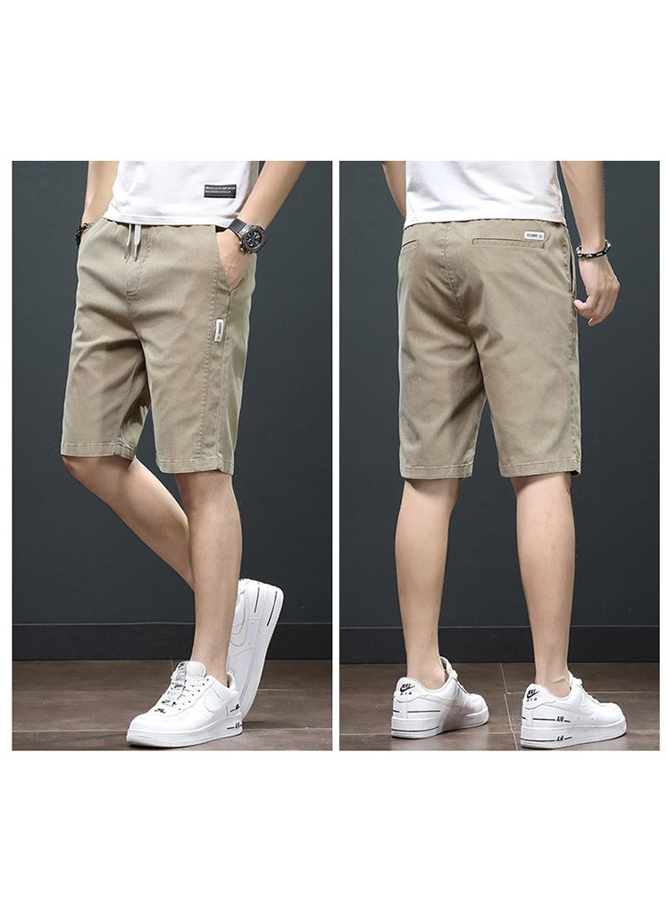 Men's Summer Fashionable Casual Solid Color Shorts  - Image 2