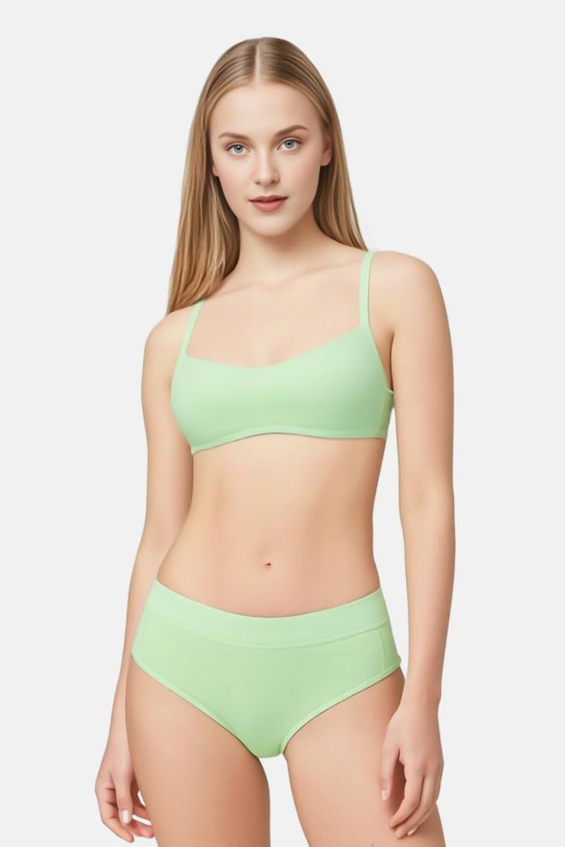 Adidas Adidas Y-3 By Yohji Yamamoto Women Solid Bikini Bottom, Green - Image 1