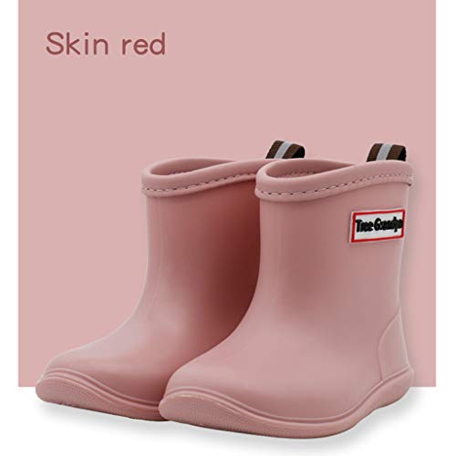 Sayyea Toddler Rain Boots Baby Rain Boots Short rain boots for toddler Easy-on Lightweight and Waterproof - Image 5