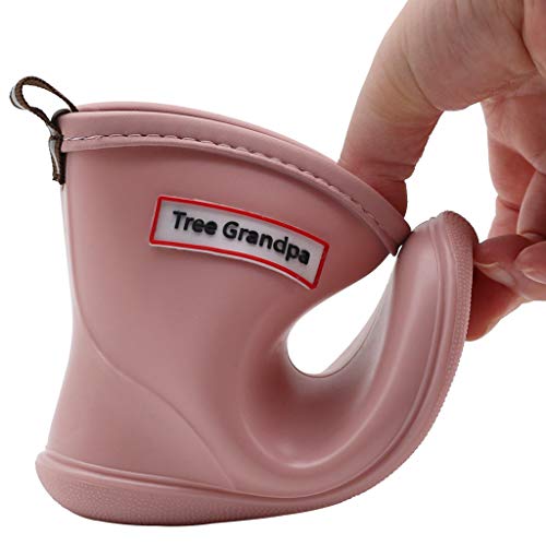 Sayyea Toddler Rain Boots Baby Rain Boots Short rain boots for toddler Easy-on Lightweight and Waterproof - Image 3