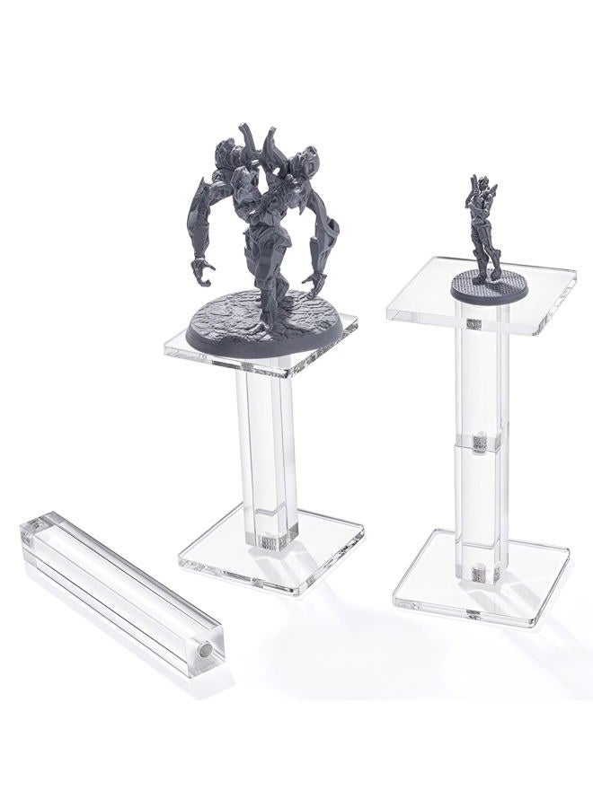 Kalami 2 Sets Flying Miniatures Magnetic Combat Riser for DND with 2" Base, 3D Single Flyer Riser for TTRPGS and Board Games - Image 1