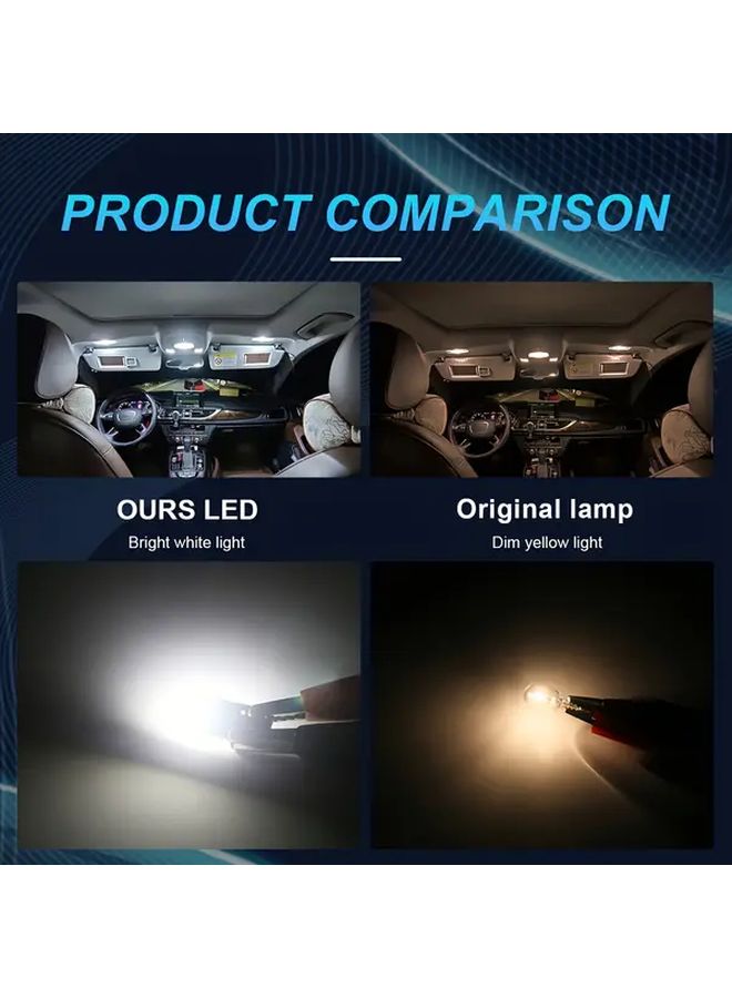 2PCS RV LED Interior Lighting Kit 720 Degree Spherical 300 Percent Brighter T10 W5W - Image 5