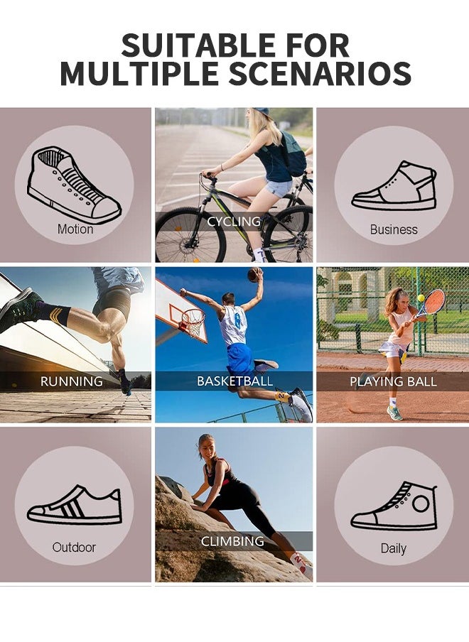 GROIC Elite Football Socks, Athletic Socks with 3D Ankle Protection, Basketball Socks & Running Socks, Compression Cushion Sport Soccer Socks Unisex  - Image 5