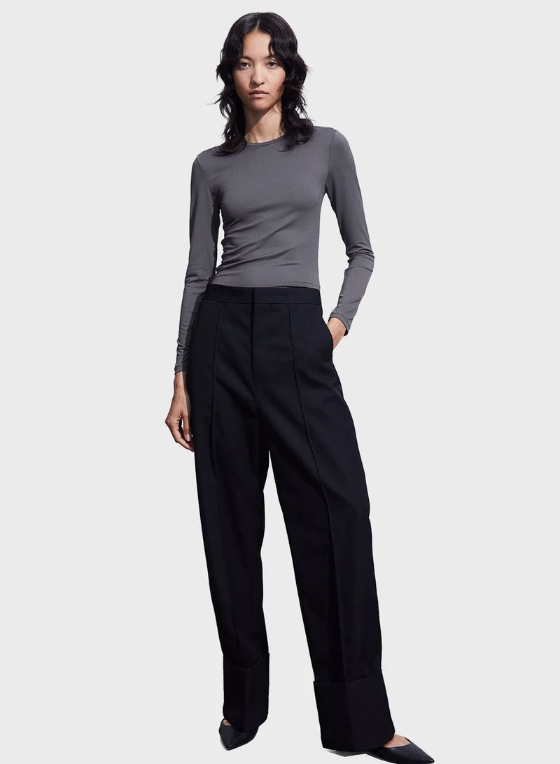H&M Crew Neck Knitted Top