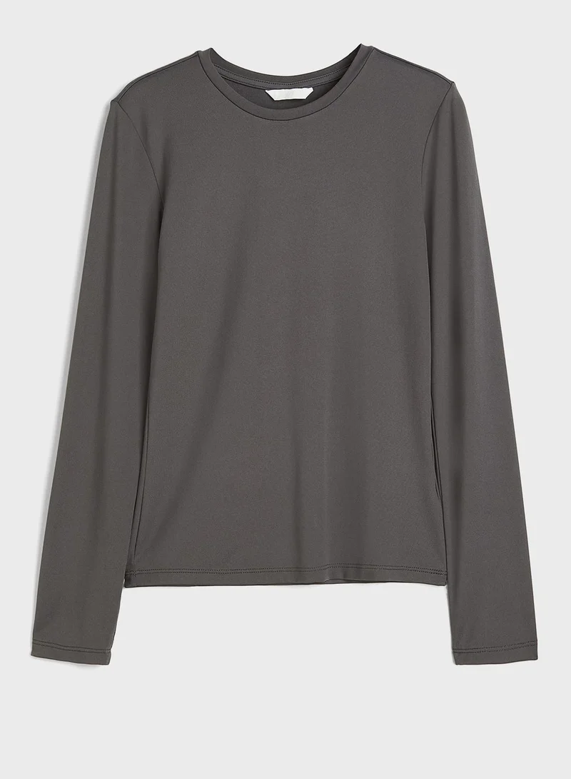 H&M Crew Neck Knitted Top