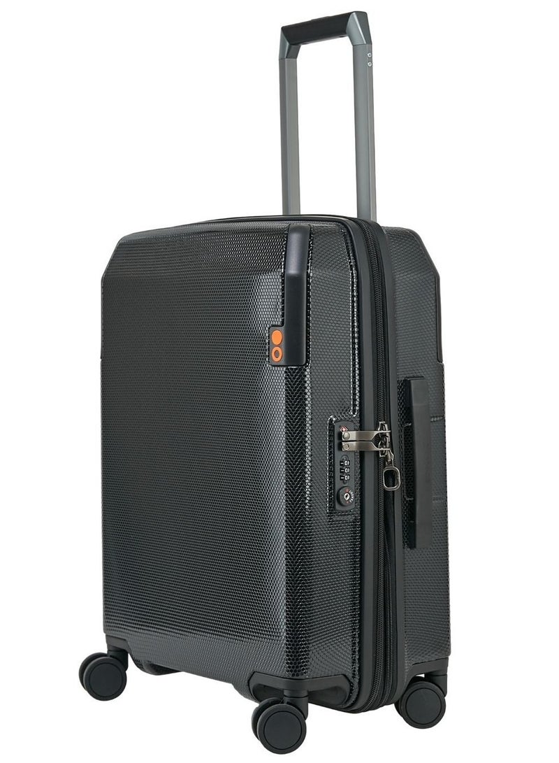 Echolac Logic 52 Cm 4 Double Wheeled Hardcase Luggage Trolley - Black - Image 5