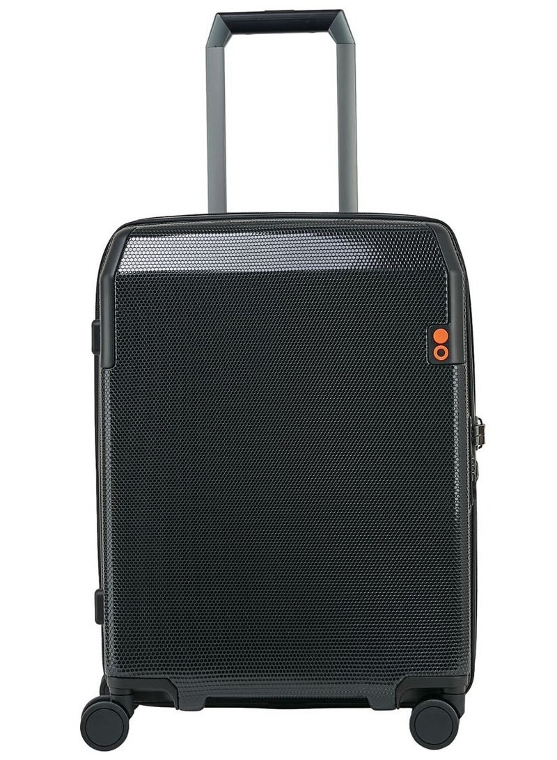 Echolac Logic 52 Cm 4 Double Wheeled Hardcase Luggage Trolley - Black - Image 1