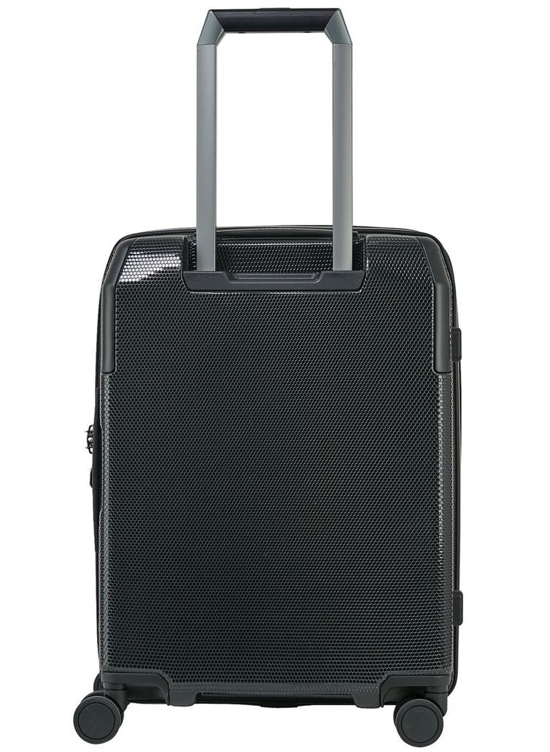 Echolac Logic 52 Cm 4 Double Wheeled Hardcase Luggage Trolley - Black - Image 3