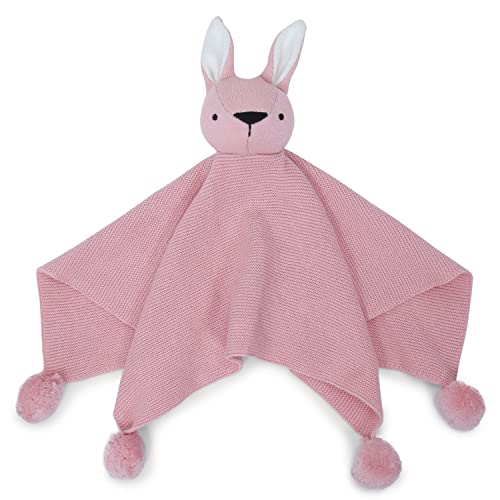 haus & kinder Knitted Baby Blanket with Cuddle Cloth, Breathable Baby Blankets Newborn, Baby Blanket for 0-2 Years, Cozy Blankets for Crib, Nursery & Stroller, New Born Baby Essentials | Musk Rose - Image 4