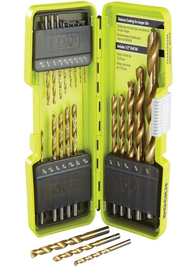 Ryobi 21 Pcs Titanium Coated Drill Bit Set - Image 1
