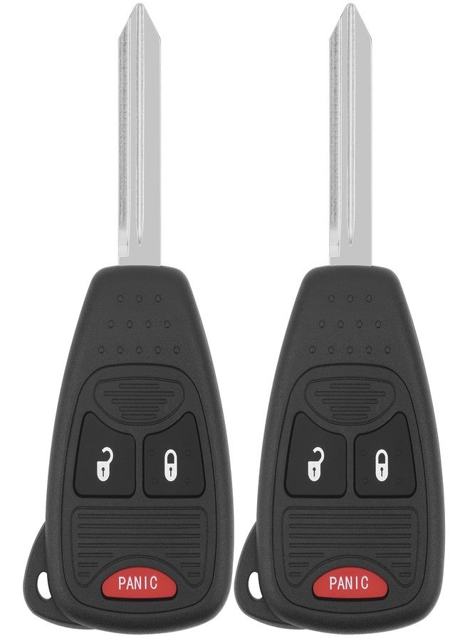Vurkcy Key Fob fits for 04-09 Dodge Durango/ 05-11 Dakota/ 06-09 Ram/ 08-14 Avenger/ 07-12 Caliber Nitro/ 06-17 Wrangler/ 07-16 Compass Patriot/ 2006-2010 Chrysler PT Cruiser/ 07-09 Aspen Sebring,2Pcs - Image 1