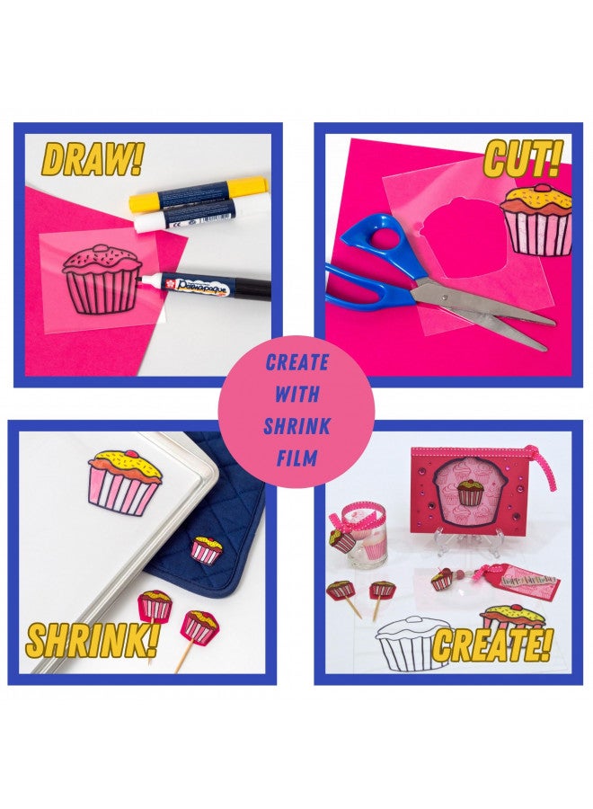 Grafix Graphix Shrink Film, White, 8.5x11, 6ct - Image 4