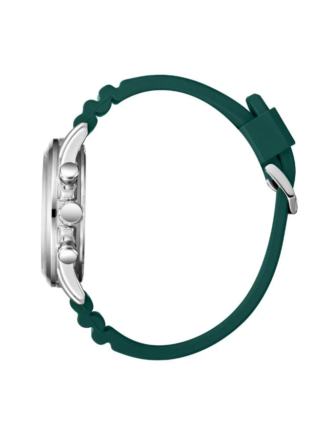 Lee Cooper Green Men's Silicone Multi Function Watch LC08170.375 - 44 mm for Men | Best Price UAE