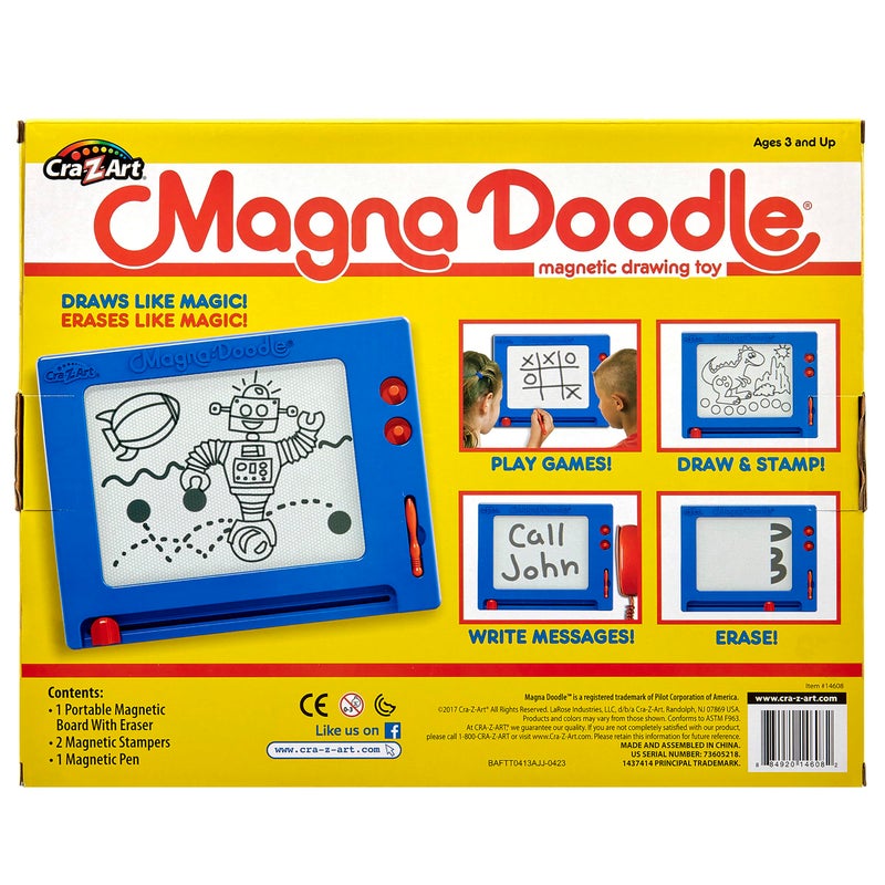 Cra-Z-Art Retro Magna Doodle - 50 Years of Creative Fun – Classic Magnetic Drawing Board Toy, Ages 3+ - Image 2