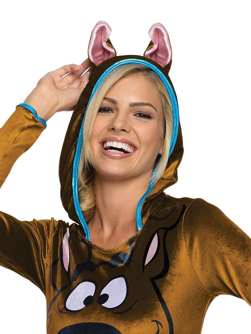 Rubies Rubie's Women's Scooby Doo Hooded Costume Dress, Brown, Small - Image 1