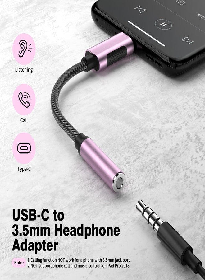 APETOO USB C to 3.5 mm Audio Adapter for Galaxy S25/S24 Type C to Headphone Aux Jack Dongle 24bit/96kHz HiFi DAC Cable Cord for iPhone 17 16 15 Plus/Pro Max iPad A16, Galaxy S23 S22 S21 Ultra, Pixel 9 - Image 3
