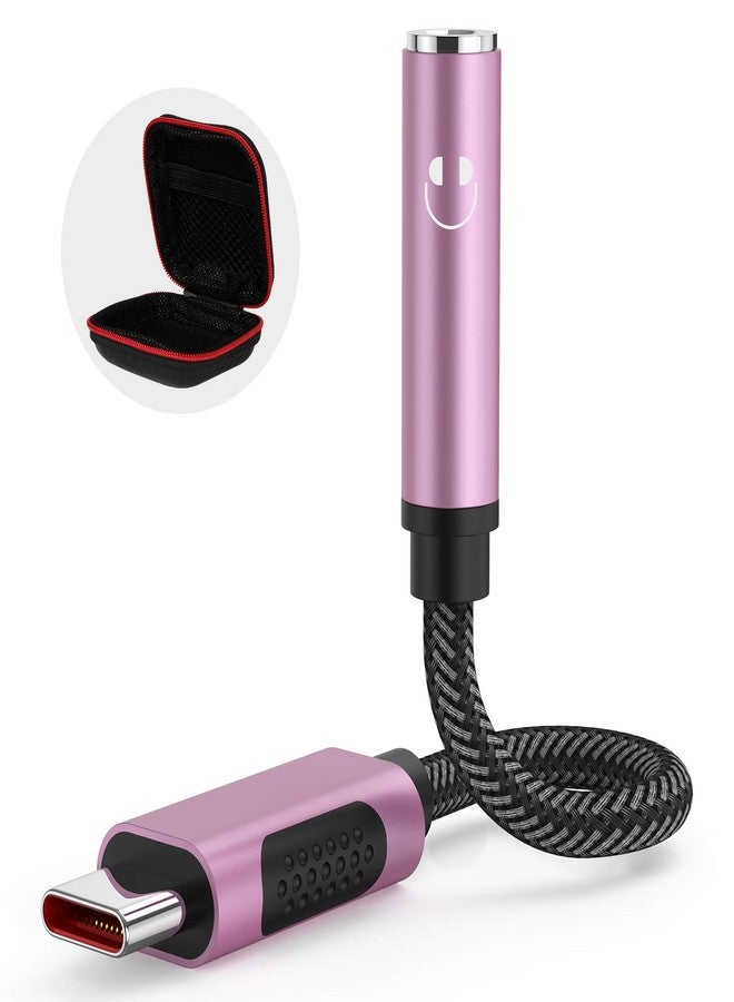 APETOO USB C to 3.5 mm Audio Adapter for Galaxy S25/S24 Type C to Headphone Aux Jack Dongle 24bit/96kHz HiFi DAC Cable Cord for iPhone 17 16 15 Plus/Pro Max iPad A16, Galaxy S23 S22 S21 Ultra, Pixel 9 - Image 1