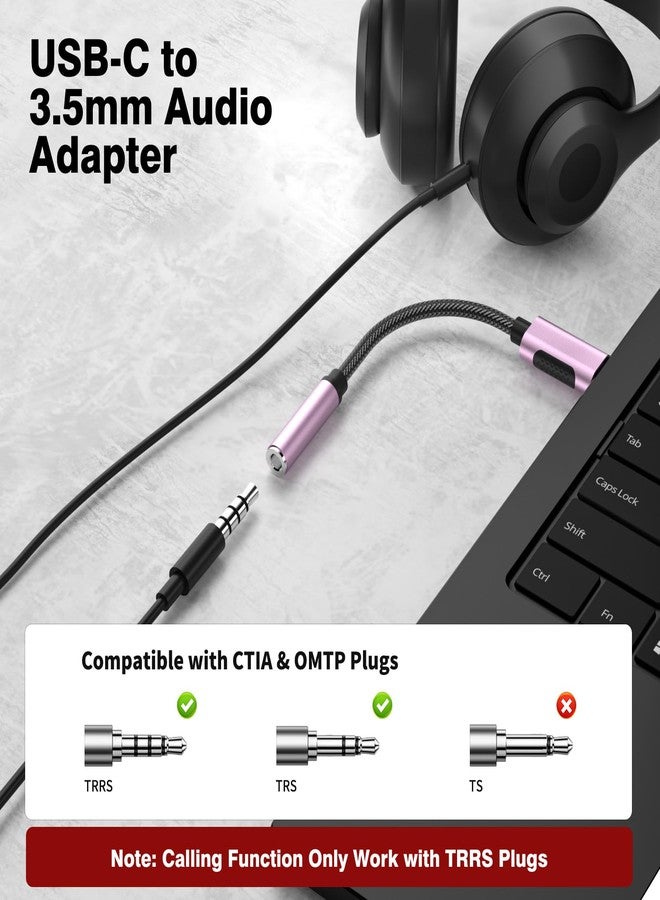 APETOO USB C to 3.5 mm Audio Adapter for Galaxy S25/S24 Type C to Headphone Aux Jack Dongle 24bit/96kHz HiFi DAC Cable Cord for iPhone 17 16 15 Plus/Pro Max iPad A16, Galaxy S23 S22 S21 Ultra, Pixel 9 - Image 4