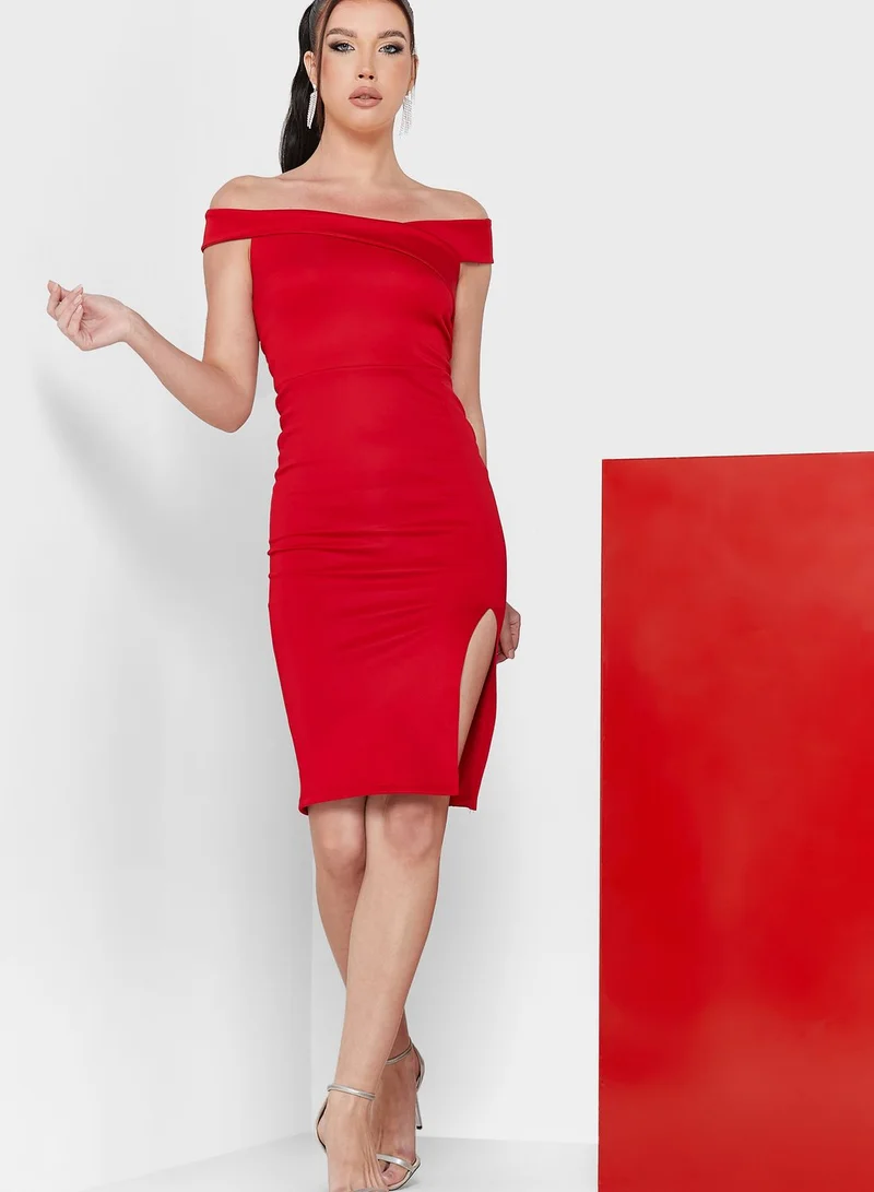 Ella Limited Edition Off Shoulder Bodycon Dress