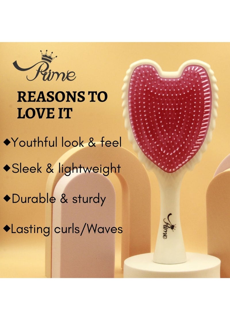 Prime Set of Wet Tangle Detangler Hairbrush comb for women 2 pcs - Image 2