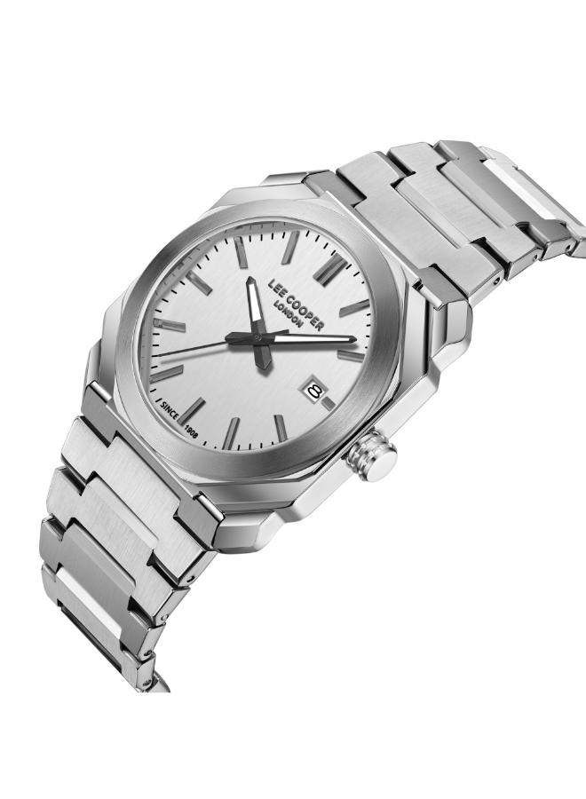 لي كوبر ساعة يد رجالية معدنية بعقارب . -  مم - Image 2