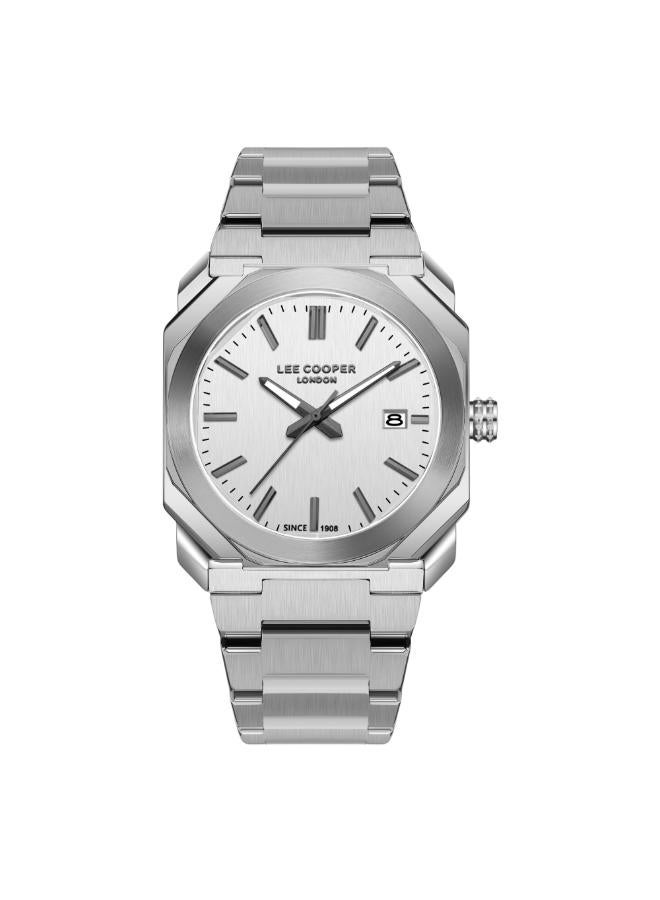 لي كوبر ساعة يد رجالية معدنية بعقارب . -  مم - Image 1