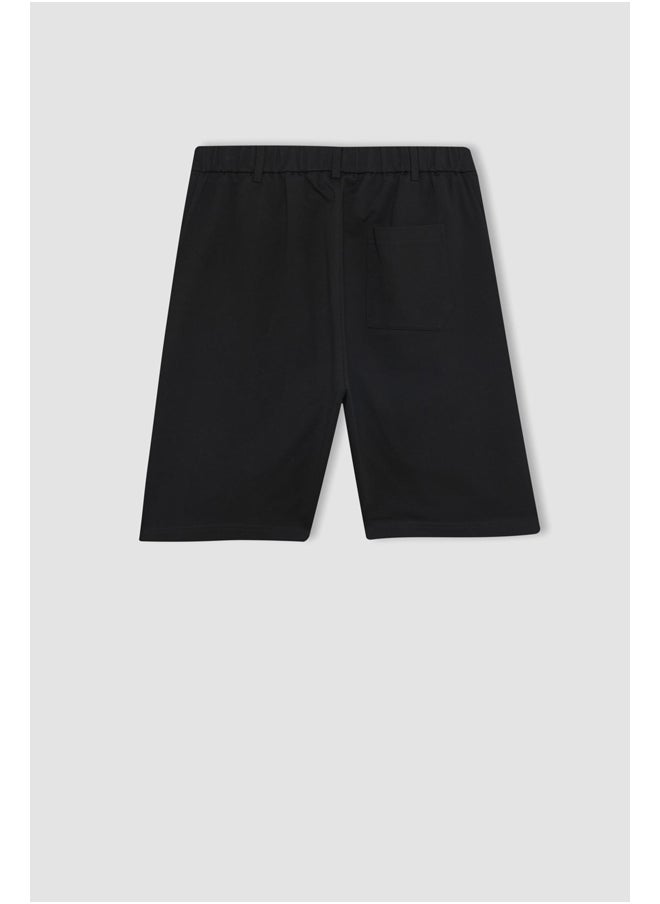 Man Standart Fit Knitted Shorts