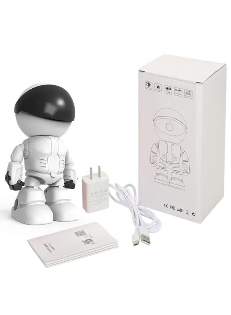 1080P Robot IP Camera Advanced 360° Wireless Security for Smart Home Surveillance Perfect for Monitoring Pets and Babies - Image 1