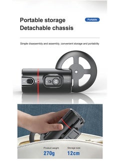 TOKQI 360° Smart Tracking Gimbal with Dual Fill Lights (Black)  - Image 5