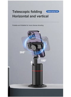 TOKQI 360° Smart Tracking Gimbal with Dual Fill Lights (Black)  - Image 2