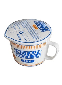 Hanghaijia Creative Ceramic Instant Noodle Ramen Soup Bowl with Lid  - Image 1