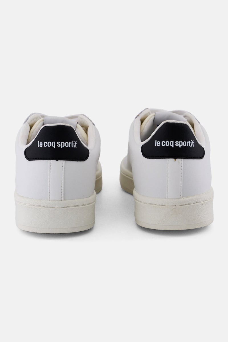 le coq sportif Men Classic Soft Lace Up Casual Shoes, White  - Image 2