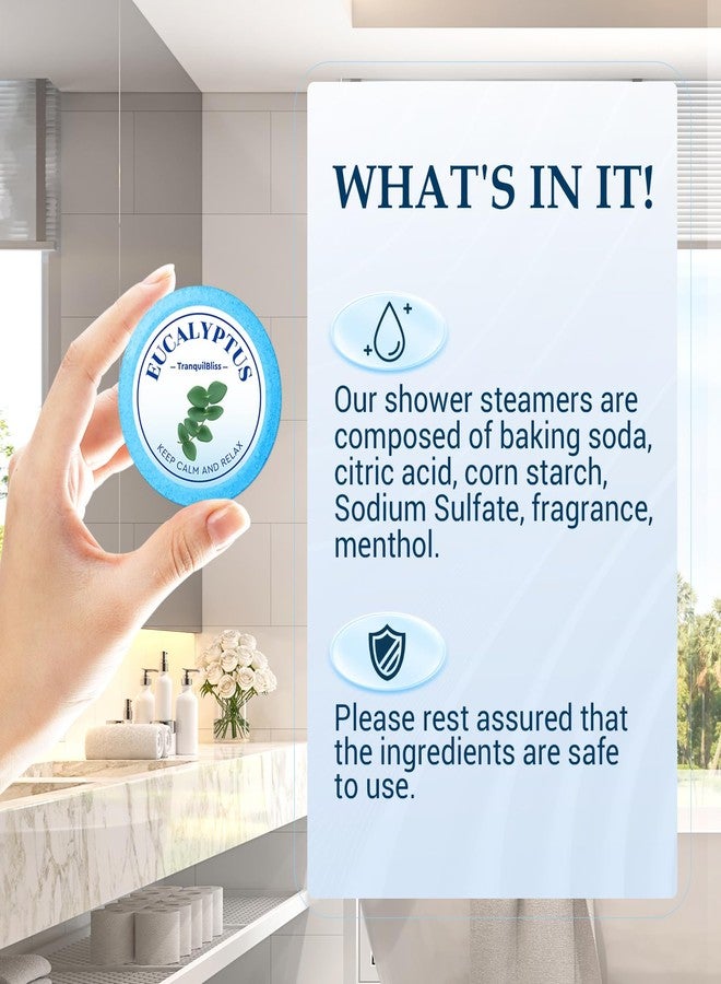 TranquilBliss Shower Steamers, 18 PCS Set, Self Care Relaxation Shower Tablets with Shea Butter, Shower Bombs, Christmas Gift Ideas for Mother's Day, Women, Wife - Image 5