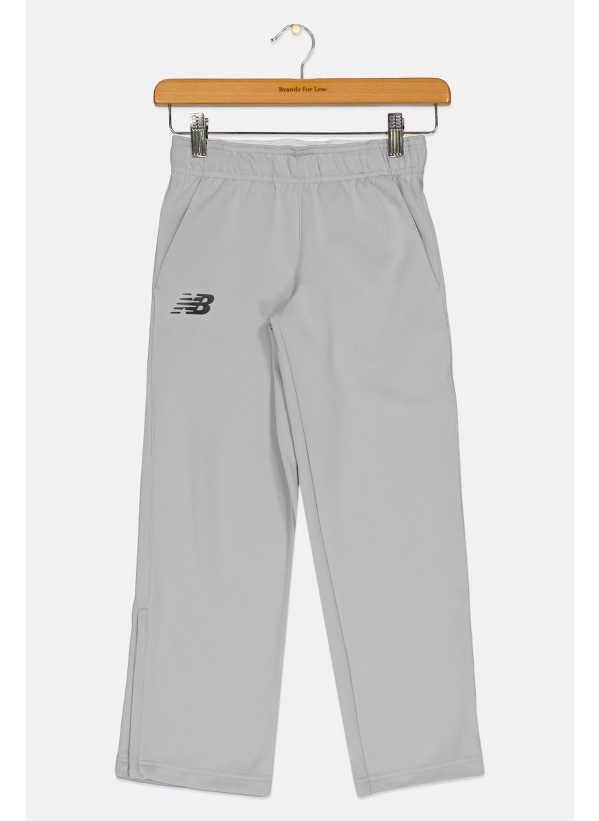 New Balance Kids Boy Brand Logo Outdoor Sweat pant , Grey  - Image 1