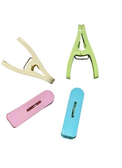 VIO 40 PCS Plastic Cloth Pegs Clothespins Laundry Line Clips Pack of 40 Durable Hanging Clips for Clothes Drying Rack Outdoor Indoor Use Laundry Accessories  - Image 2