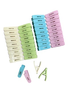 VIO 40 PCS Plastic Cloth Pegs Clothespins Laundry Line Clips Pack of 40 Durable Hanging Clips for Clothes Drying Rack Outdoor Indoor Use Laundry Accessories  - Image 1