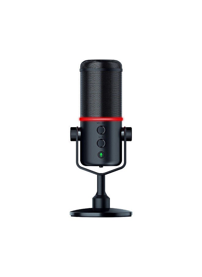 RAZER - Seiren Elite Microphone Single Dynamic Capsule Built-In High-Pass Filter Digital/Analog Limiter Cardioid Pickup Pattern USB Plug and Play with Microphone Windscreen - Image 1