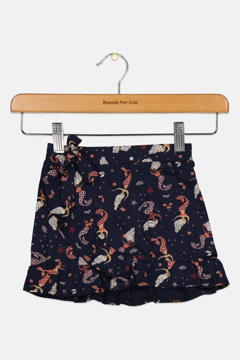 Feetje Toddlers Girl Allover Print Skirt, Multicolor - Image 1