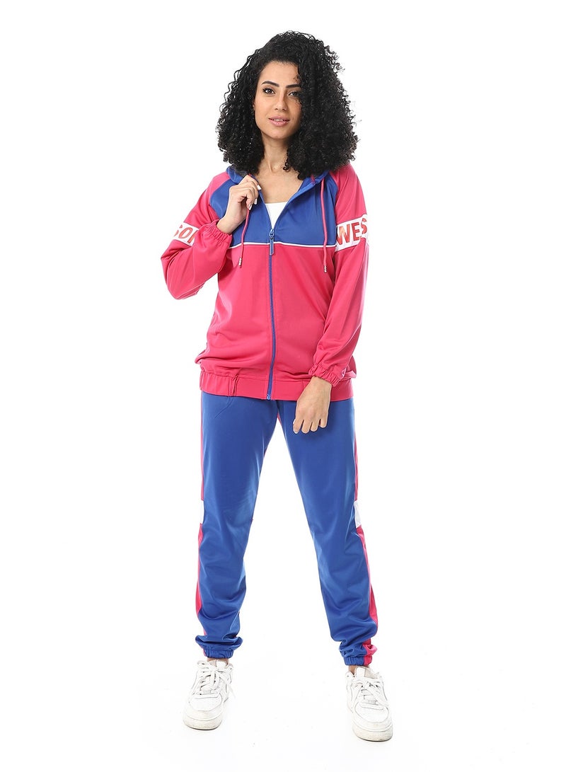 Caesar Women's 2-piece sports tracksuit with hood - Image 1