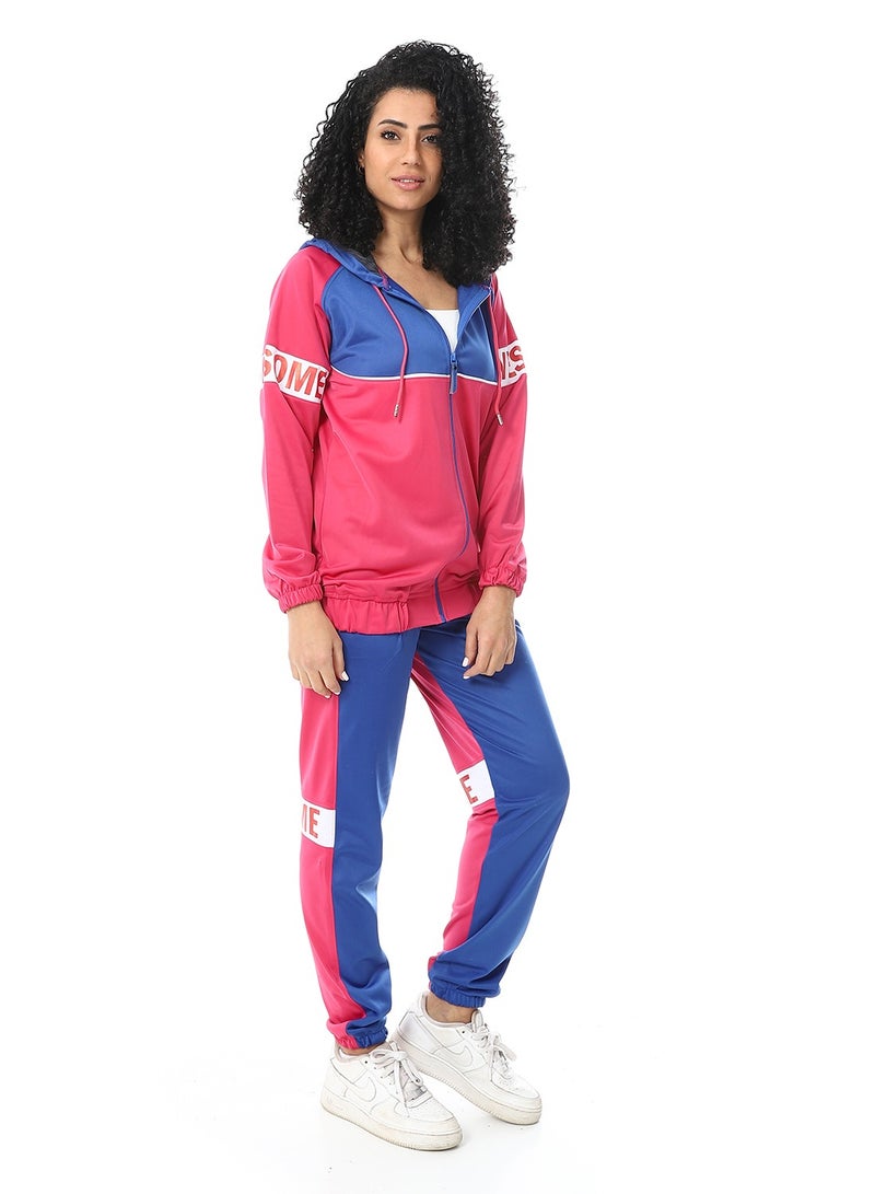 Caesar Women's 2-piece sports tracksuit with hood - Image 2