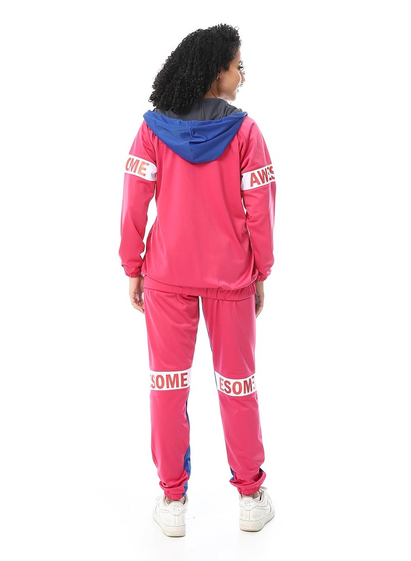 Caesar Women's 2-piece sports tracksuit with hood - Image 3