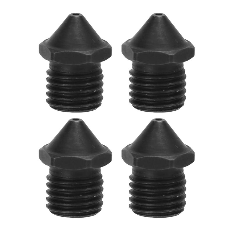 Hilitand 3D Printer Nozzles, Hardened Steel 0.4mm High Flowrate High Speed Printing, with M6 Thread, 3D Printer Nozzles Replacement Kit - Image 1