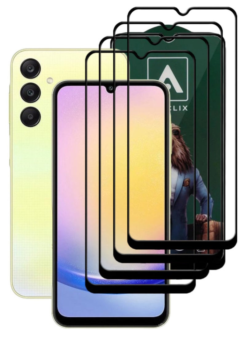 أكاليكس 4 قطع، حماية شاشة، لهاتف سامسونج جالاكسي A25، جودة ممتازة. - Image 1