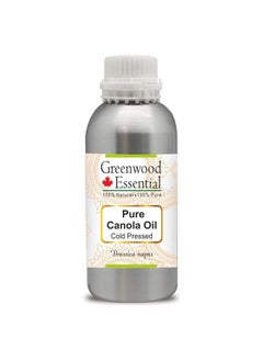 Pure Canola Oil (Brassica Napus) 100% Natural Therapeutic Grade Cold Pressed, 630 Ml