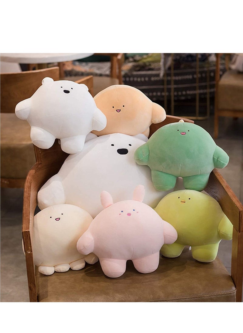 SYOSI - 15.7 inch C ute Penguin Plush Stuffed Animal Body Pillow Fat Cartoon Cylindrical Body Pillows for Kids, Super Soft Hugging Toy Gifts for Bedding, Kids Sleeping Nap Kawaii Pillow - Image 1