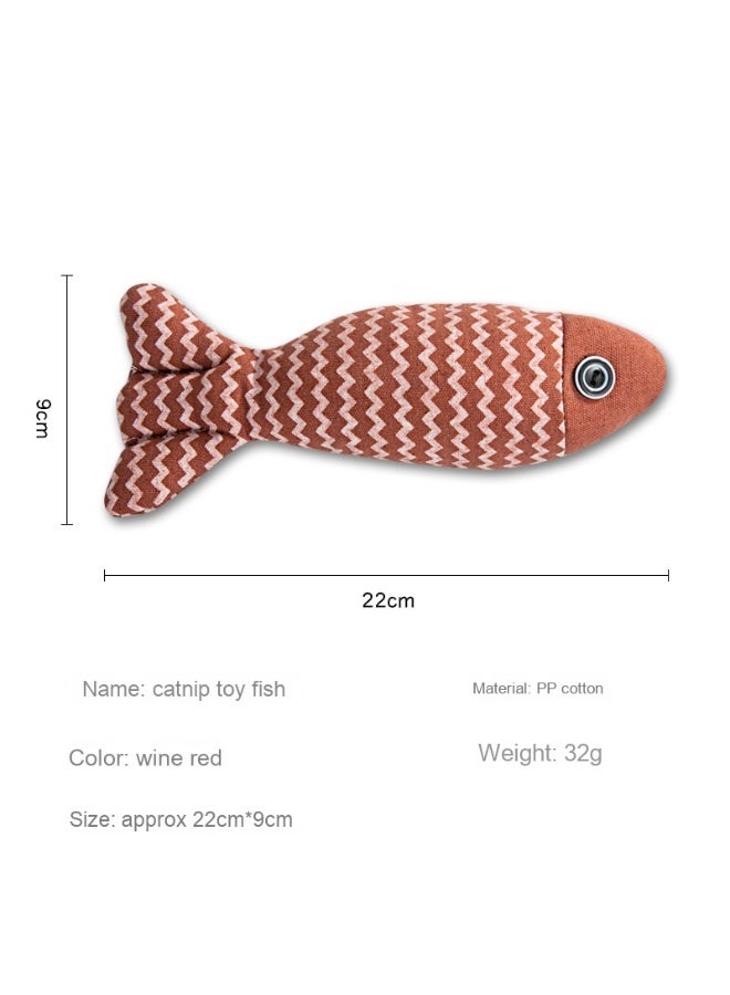Generic Catnip fish cat toys self hi boredom simulation fish kitten kitten teething teaser cat stick pet cat supplies  - Image 1
