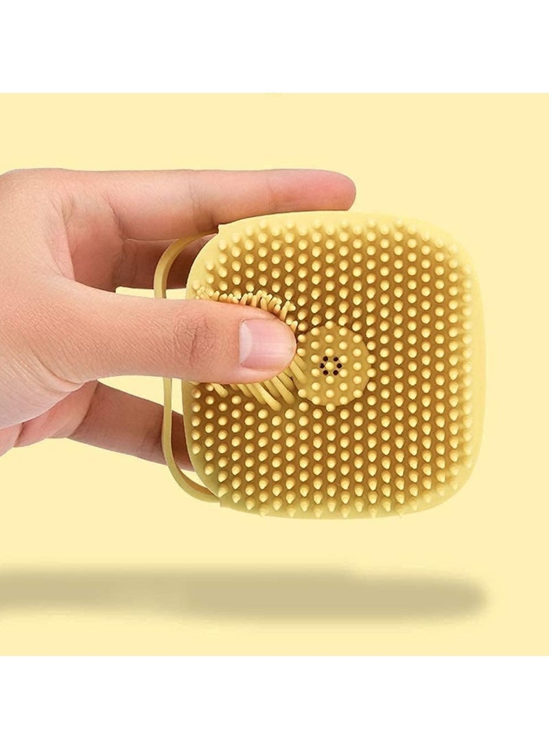 A.M Dog And Cat Brush, Shampoo Applicator Or Dispenser, Soft Silicone Design With Hanging Loop or All Skin Types - Image 4