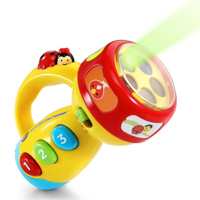 vtech فلاش لايت ملون من في تيك، أصفر - Image 1