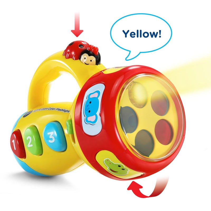 vtech فلاش لايت ملون من في تيك، أصفر - Image 2