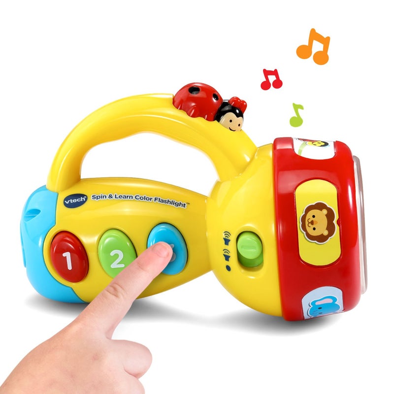 vtech فلاش لايت ملون من في تيك، أصفر - Image 4